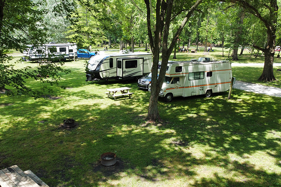 Campsites at Acorn Oaks RV Park